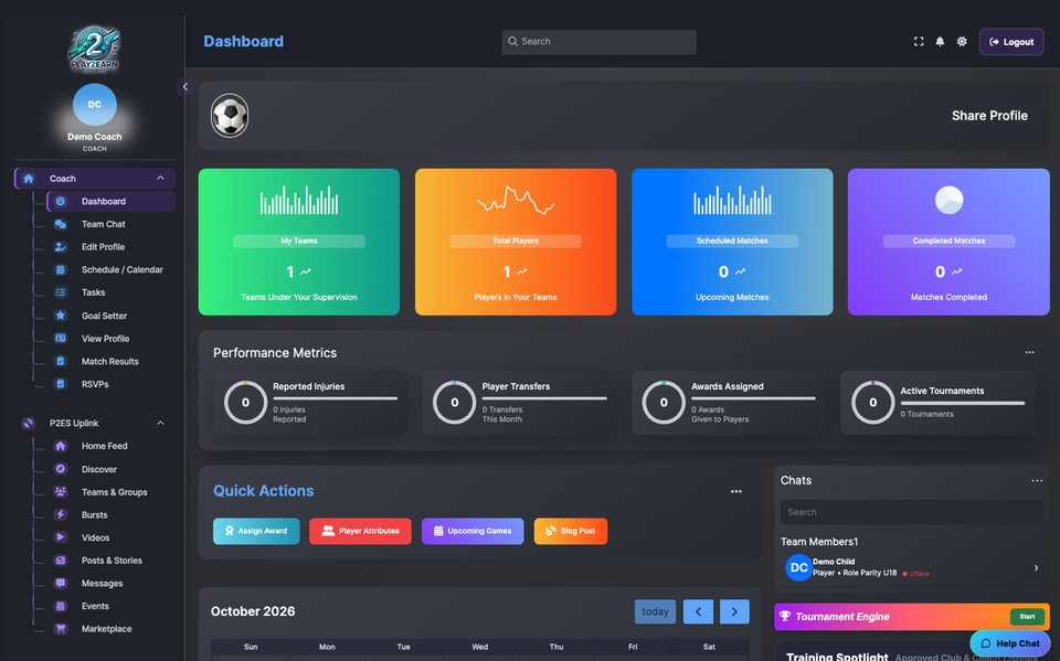 Coach dashboard